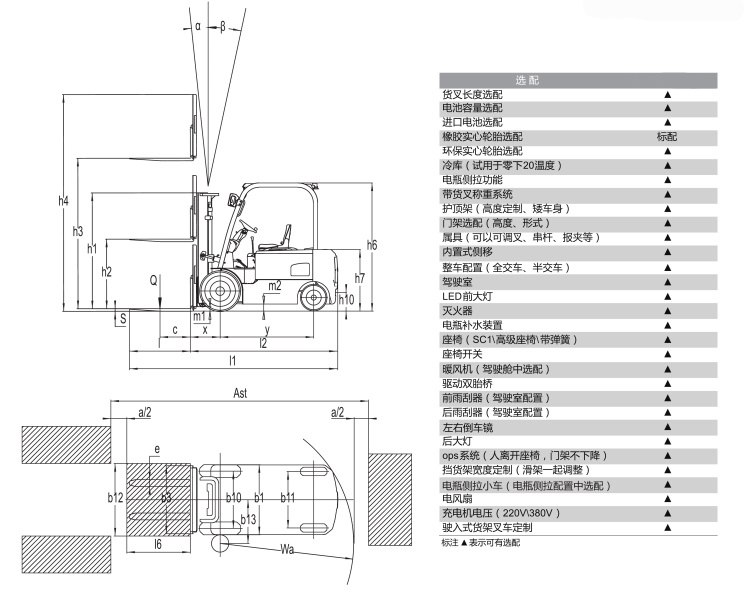 四支點(diǎn)電動(dòng)叉車5